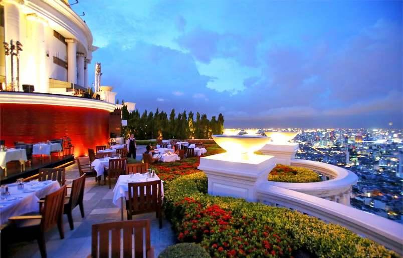  Sirocco, Resto Terbuka Tertinggi di Dunia di Bangkok