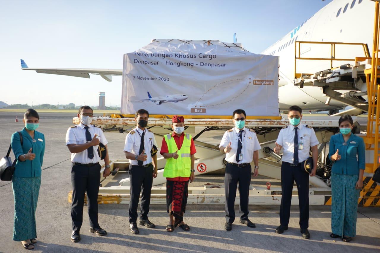  Garuda Buka Layanan Kargo Rute Denpasar-Hong Kong