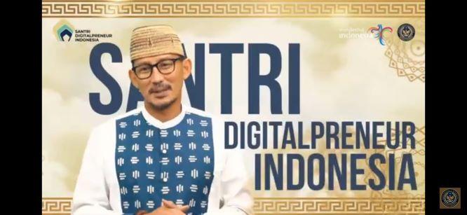  Cetak Generasi Santri Digital, Kemenparekraf Luncurkan Santri Digitalpreneur Indonesia 2022