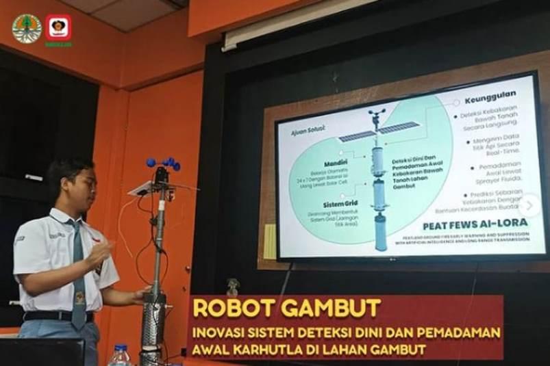  Siswa SMAN 2 Tangsel Ciptakan Robot Pendeteksi Kebakaran Lahan, Dilirik KLH