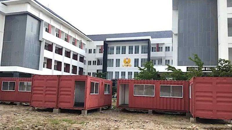  Terbatasnya Ruang Kelas, Unsika Beli Puluhan Kontainer Senilai Rp6,4 Miliar