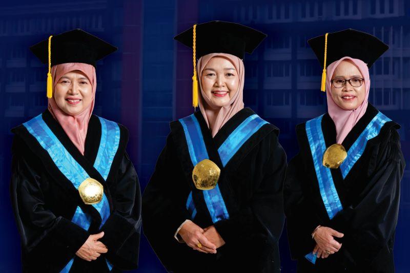  Tiga Srikandi FKIP Universitas Muhammadiyah Malang Dikukuhkan sebagai Profesor
