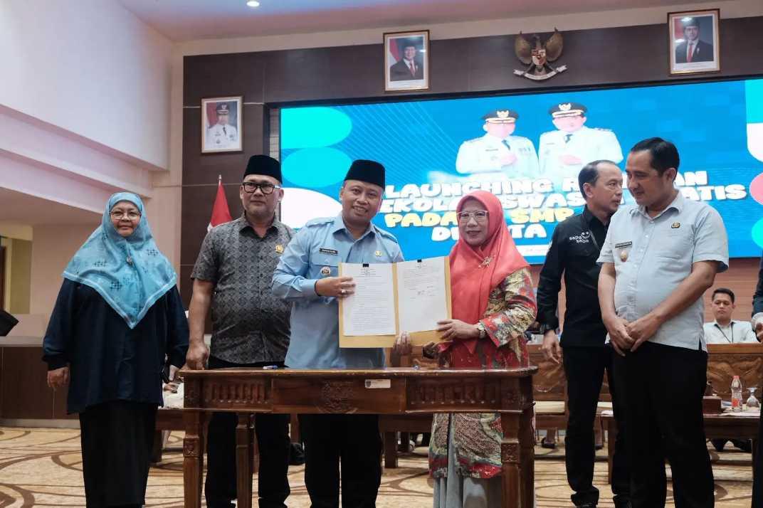  Depok Resmikan Program Sekolah Swasta Gratis untuk Jenjang SMP, Gandeng 33 Sekolah Mitra