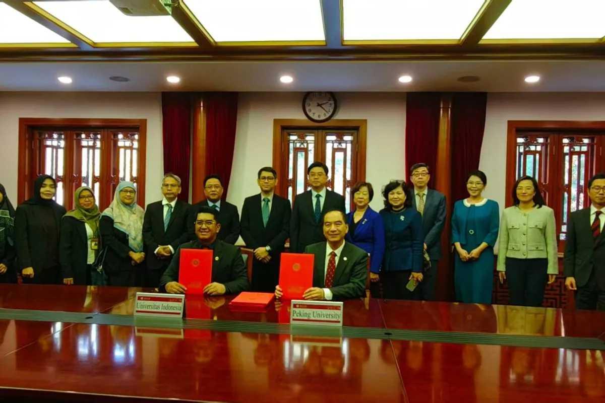  UI dan Peking University Jalin Kolaborasi Strategis, Perkuat Diplomasi Pendidikan Indonesia di Dunia