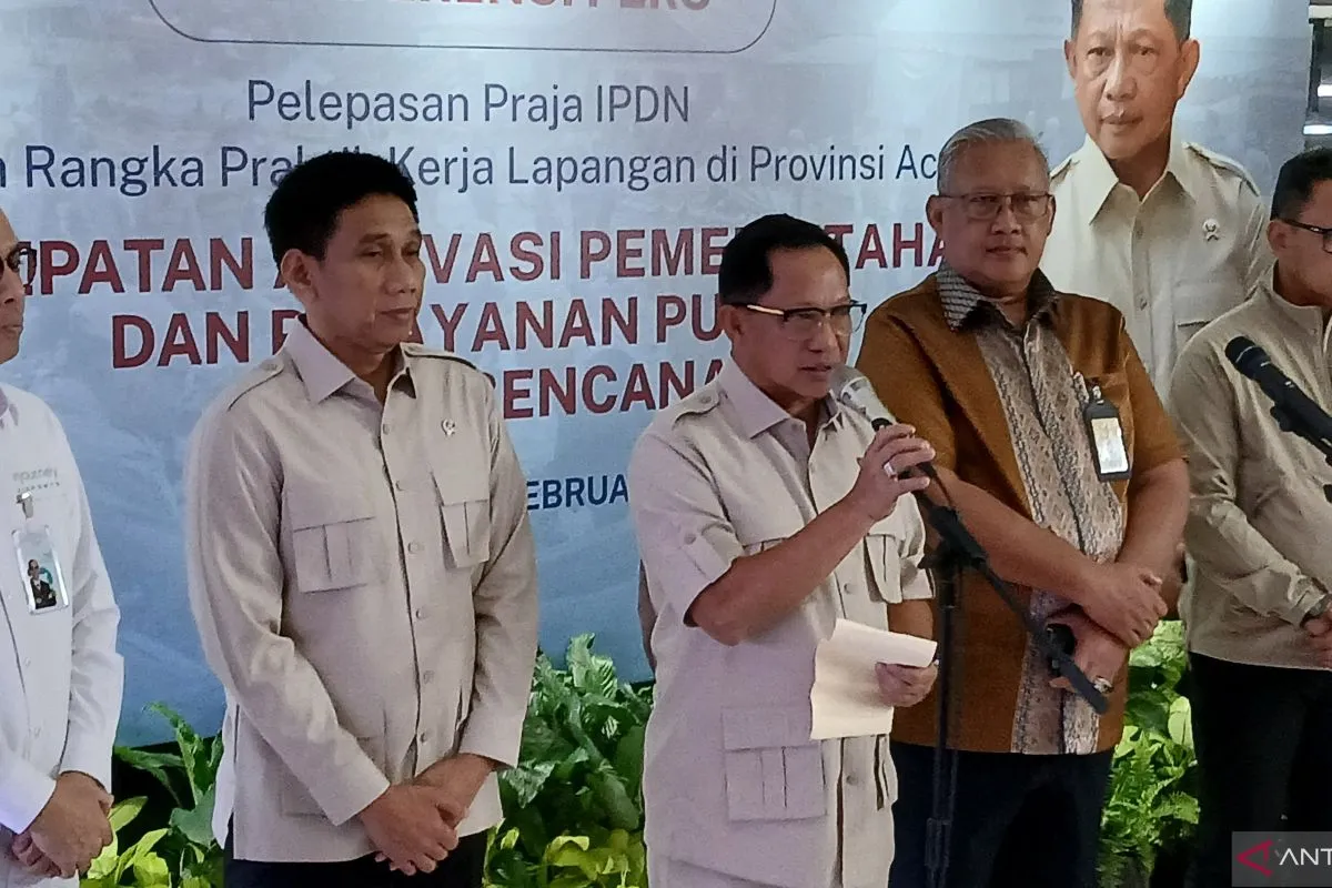 Mendagri Percepat Pemulihan Layanan Pemda Terdampak Bencana di Sumatra, 1.138 Praja IPDN Dikerahkan