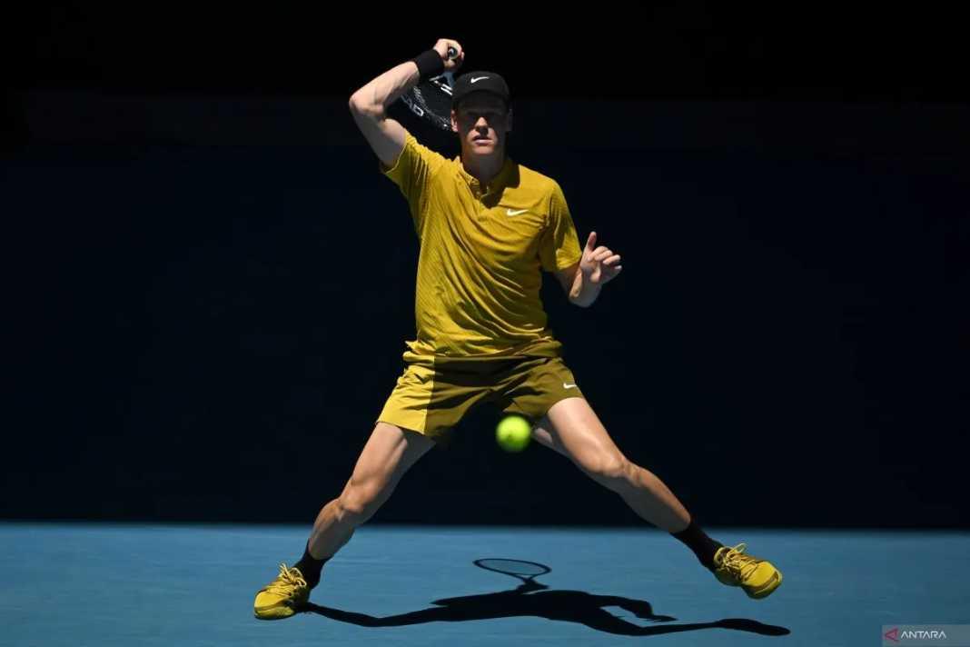 Sinner Tembus Perempat Final Australian Open usai Atasi Perlawanan Darderi