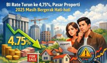  BI Rate Turun ke 4,75%, Pasar Properti 2025 Masih Bergerak Hati-hati