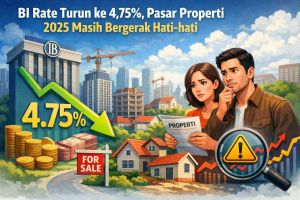 BI Rate Turun ke 4,75%, Pasar Properti 2025 Masih Bergerak Hati-hati
