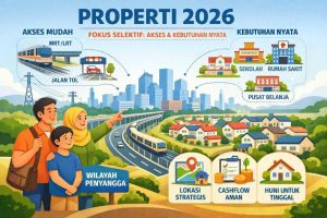 Properti 2026 Diprediksi Bergerak Lebih Selektif, Fokus Akses dan Kebutuhan Nyata
