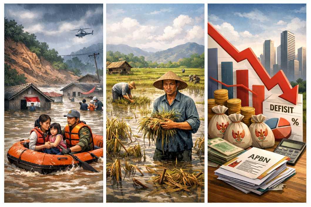 Sawah Terendam, Harga Merambat: Ancaman Pangan di Balik Bencana