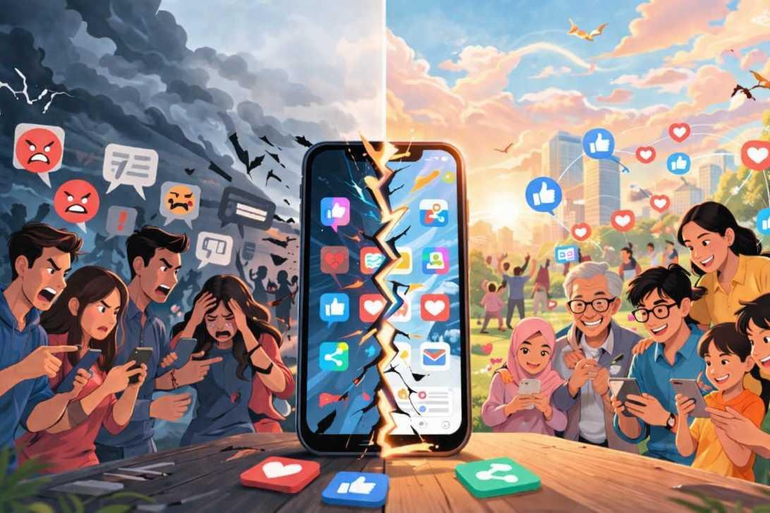 Media Sosial: Bisa Memecah, Bisa Menyatukan