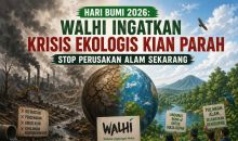 Hari Bumi 2026: WALHI Ingatkan Krisis Ekologis Kian Parah, Stop Perusakan Alam Sekarang