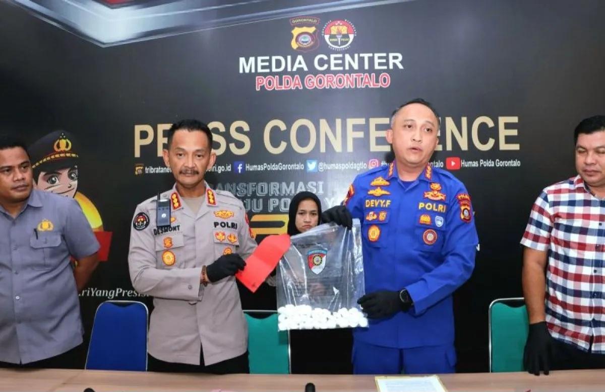 Polda Gorontalo Gagalkan Penyelundupan 1,9 Ton Sianida dari Filipina