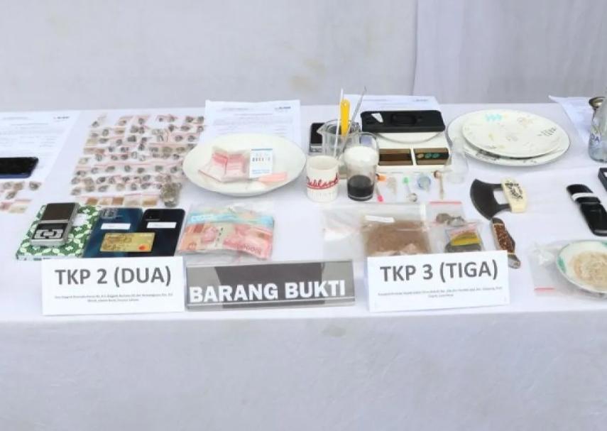 Polisi Bongkar Jaringan Sabu Jakarta Depok, 3 Tersangka Ditangkap
