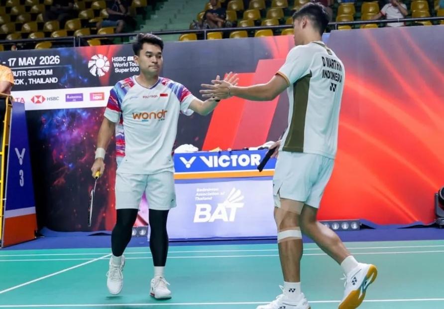 Leo/Daniel Tantang Ganda Thailand di Perempat Final Thailand Open 2026