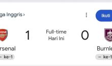 Arsenal Tekuk Burnley 1-0, Persaingan Gelar Liga Inggris Makin Panas