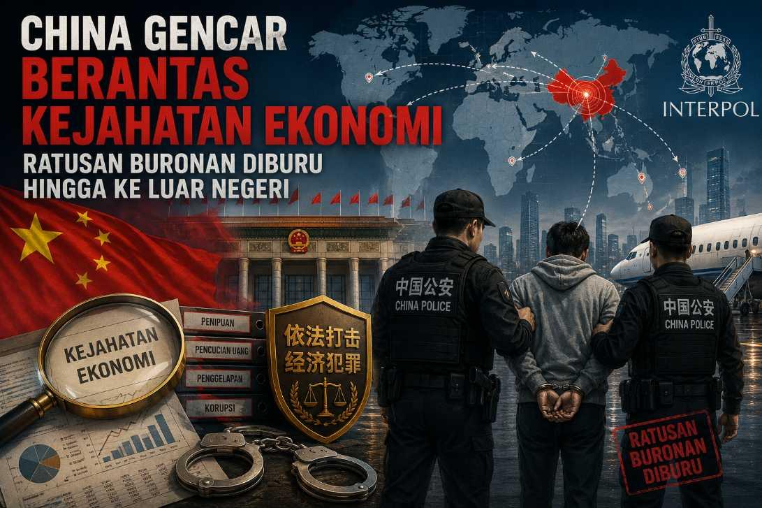China Gencar Berantas Kejahatan Ekonomi, Ratusan Buronan Diburu hingga ke Luar Negeri