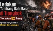 Ledakan Tambang Batu Bara di Tiongkok Tewaskan 82 Orang, Operasi Penyelamatan Masih Berlangsung