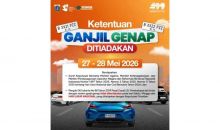 Libur Idul Adha 2026, Ganjil Genap di Jakarta Ditiadakan pada 27-28 Mei