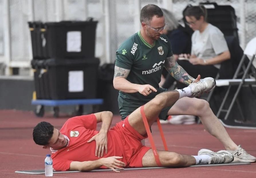 Jelang Indonesia vs Mozambik, Justin Hubner Masih Latihan Terpisah