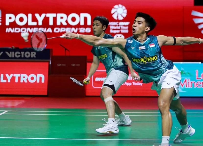 Sabar/Reza Menang Dramatis atas Wee/Wong, Amankan Tiket 16 Besar Australian Open