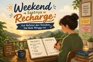 Weekend, Saatnya Recharge: Yuk Refleksi dan Temukan Hal Baik Minggu Ini