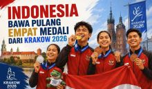  Indonesia Bawa Pulang Empat Medali dari Krakow 2026, Desak Made Rita Bersinar