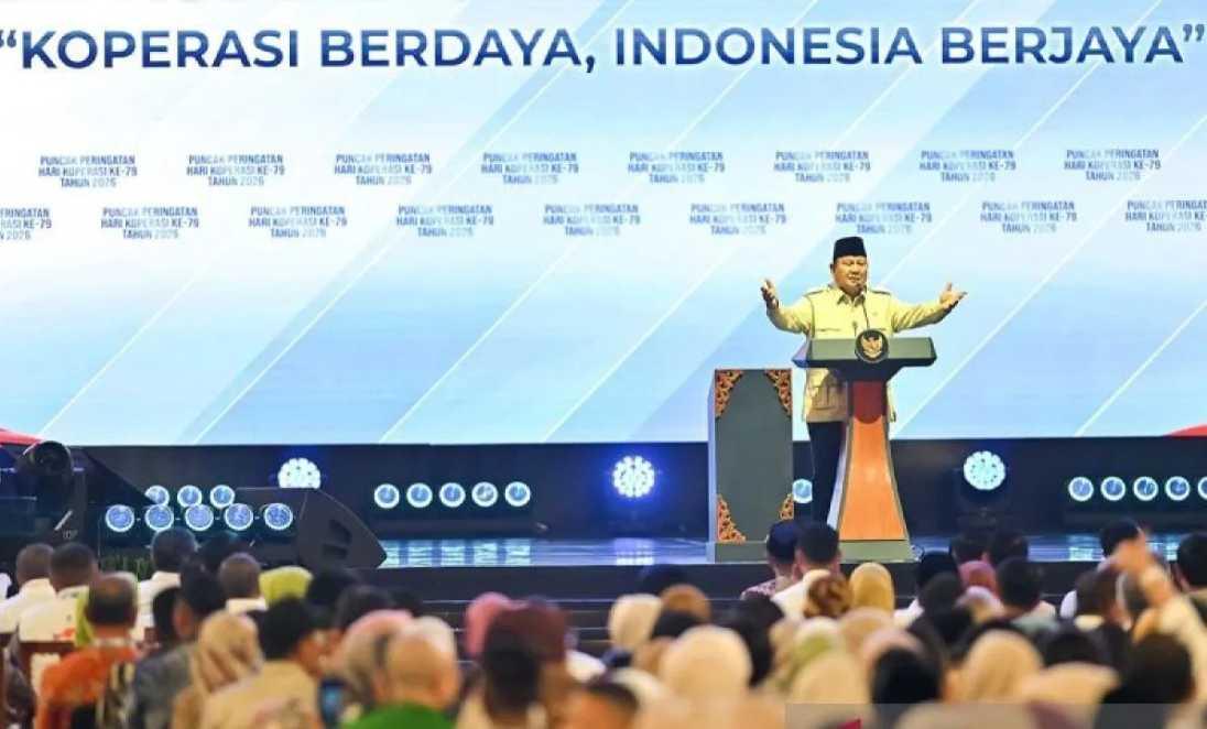 Pesan Prabowo di Harkopnas: Tinggalkan Dengki dan Curiga, Saatnya Bersatu