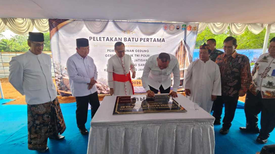 Kardinal Suharyo Letakkan Batu Pertama Gereja TNI-Polri St. Ignatius Jatisari, Penantian Hampir 30 Tahun Akhirnya Terwujud