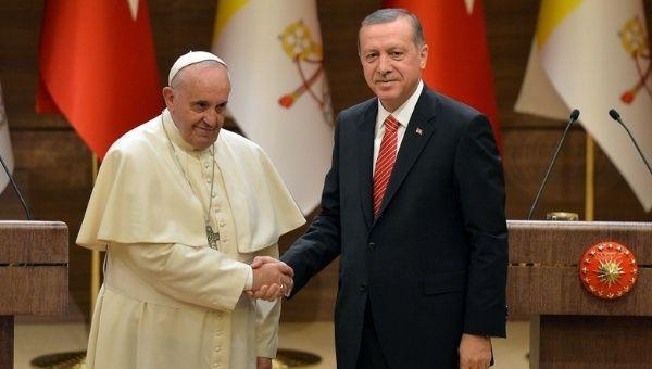  Ini Masalah yang Dibahas Erdogan dan Paus Fransiskus di Vatican