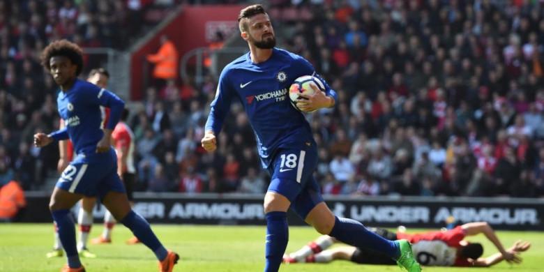  Cetak Dua Gol, Giroud Inspirasi Kebangkitan Chelsea di Southampton