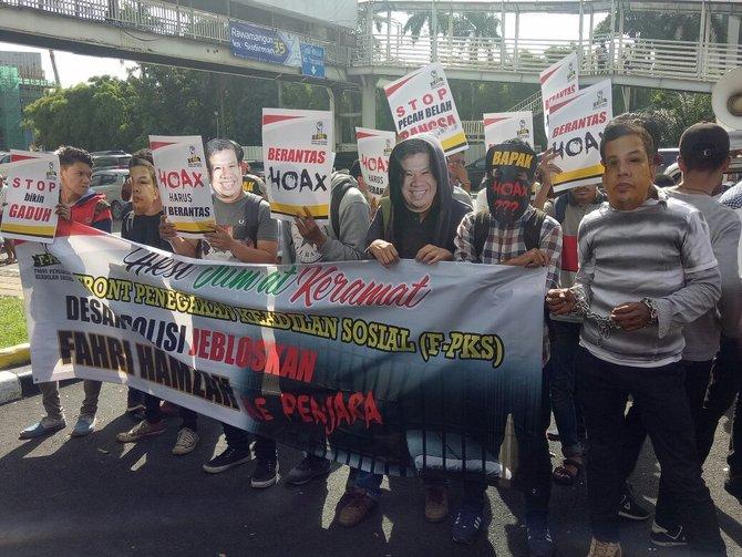  Massa F-PKS Geruduk Polda Metro, Ini Penyebabnya