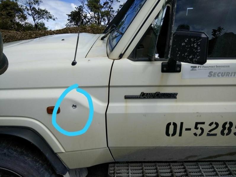  Mobil Patroli Freeport Kembali Ditembak KKB di Mile 63