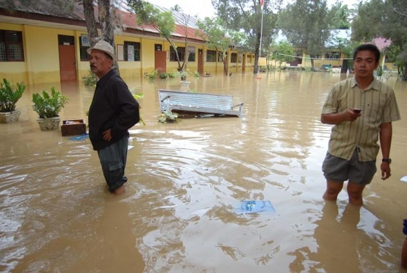  Banjir Rendam Puluhan Rumah di Banyumas