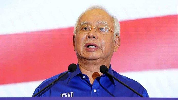  Ketua Barisan Nasional Najib Razak Mundur sebagai Presiden 