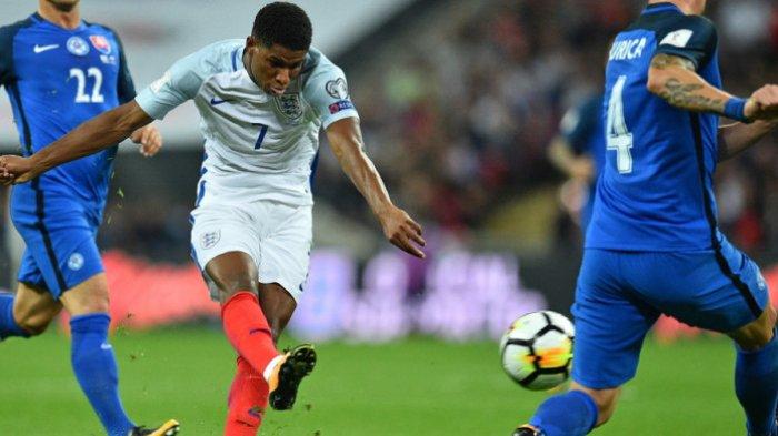  Rashford Cetak Gol Mengejutkan dan Bawa Inggris Menang 2-0