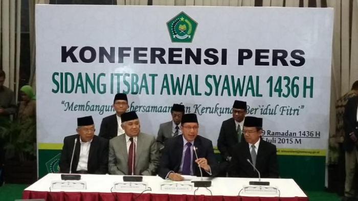  Sidang Isbat, Pemerintah Tetapkan Lebaran Jatuh pada Jumat