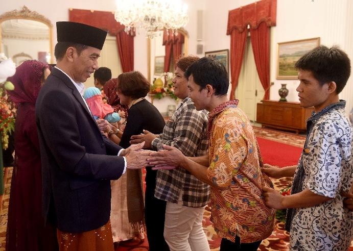  Di Istana Bogor, Presiden Jokowi Bersilaturahim dengan Pejabat dan Masyarakat
