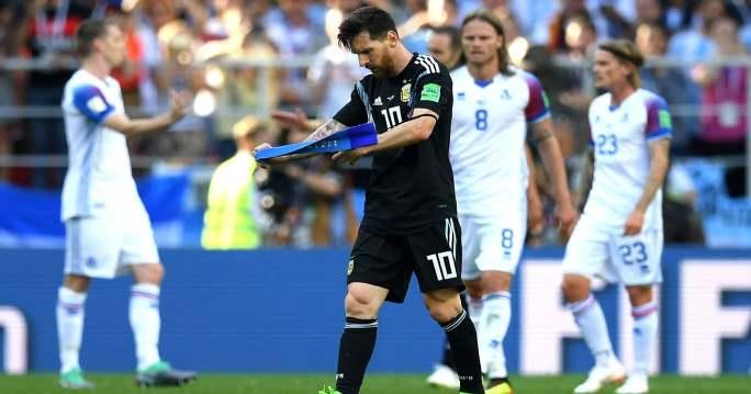  Argentina-Islandia 1-1, Gagal Eksekusi Tendangan Penalti Mesi Frustasi