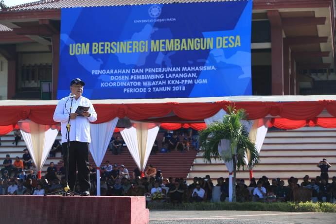 Lepas Mahasiswa KKN UGM, Mendes Minta Lihat Peluang Usaha di Desa