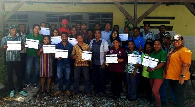  27 PPL Malaka, NTT Mendapat Penghargaan Pemerintah Australia dan Indonesia
