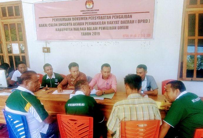  PKB  Daftar Calon DPRD 2019-2025 di KPU Malaka