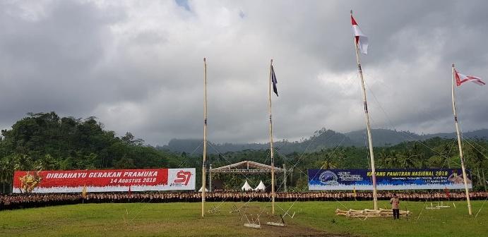  Kemah Bersama, 4100 Pembina dan Pelatih Pramuka Bahas Bonus Demografi 