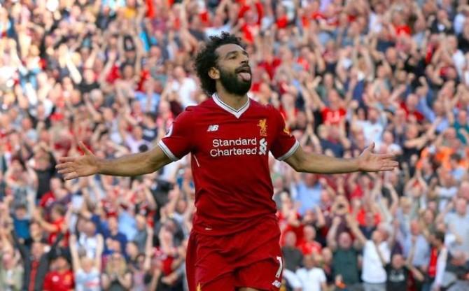  Gol Tunggal Salah Bawa Liverpool ke Puncak Klasemen