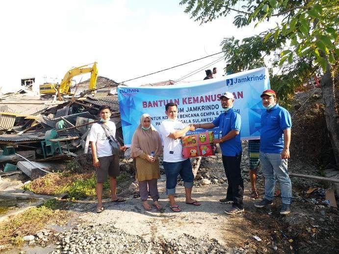  Perum Jamkrindo Terus Kirim Bantuan Ke Palu 