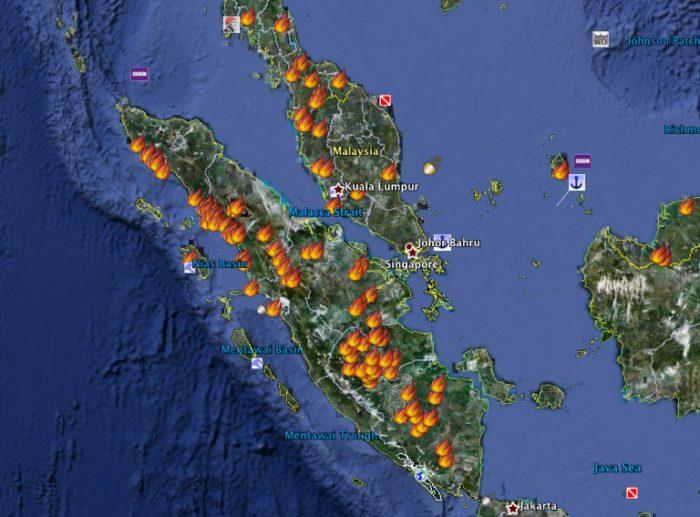  BMKG Deteksi 54 Titik Panas di Riau