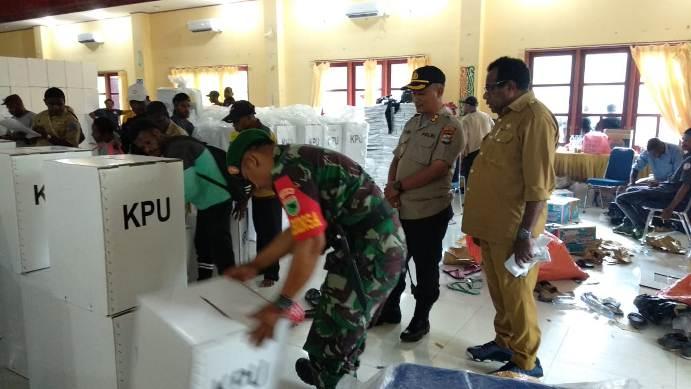  Perlengkapan Pemilu KPU Sorsel,  99 Persen Telah Terdistribusi