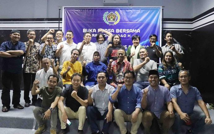  Gelar Buka Puasa Bersama,PWI Jaya Perkenalkan Pengurus Baru Periode 2019-2024