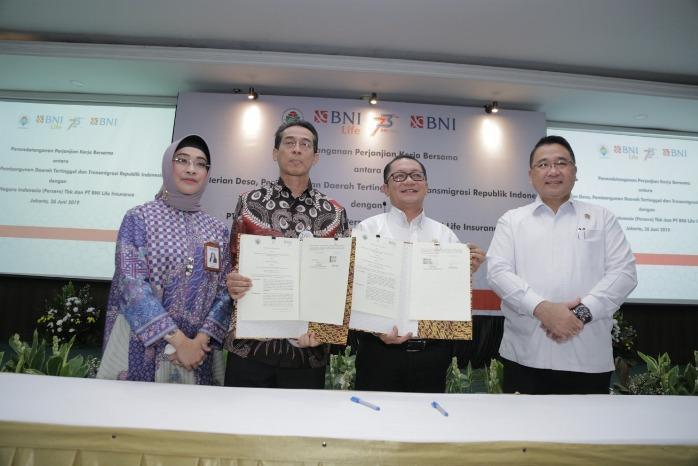  BNI Life Jadi Perusahaan Asuransi Pertama Berikan Perlindungan Jiwa bagi  Pendamping  Desa