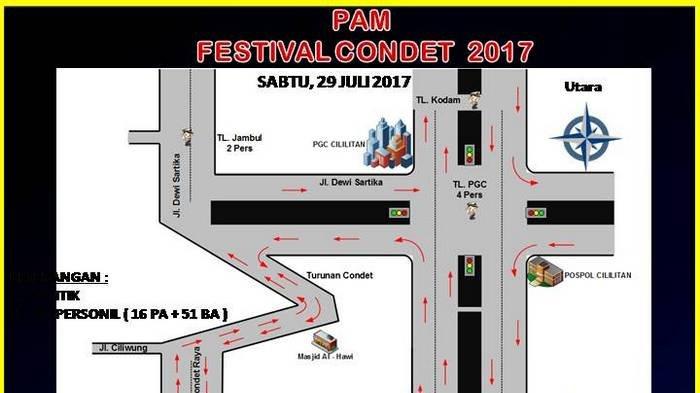  Sabtu-Minggu Festival Condet Digelar, Ini Rute Pengalihan Arus Lalu Lintas